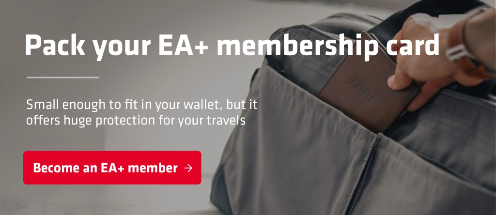 Pack your EA+ membership card